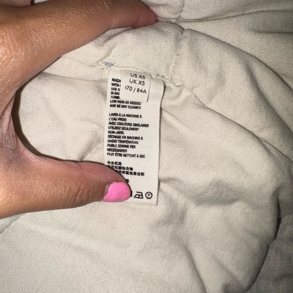 Free People Cozy Campfire Oversized Heavy-Duty Zip-Up Jacket in HEATHER GREY - Picture 8 of 9